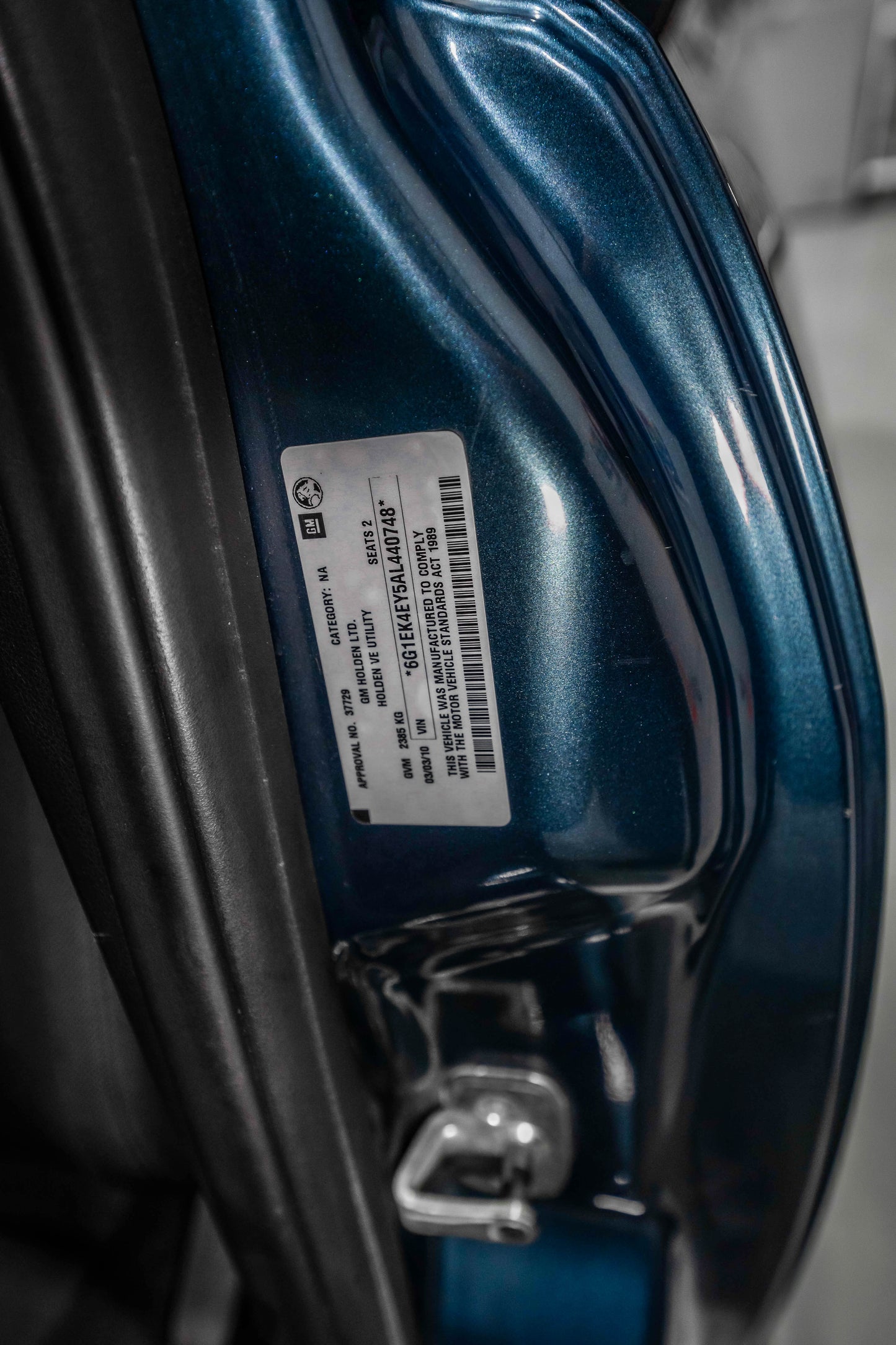 2010 Holden VE SS Ute Karma Blue