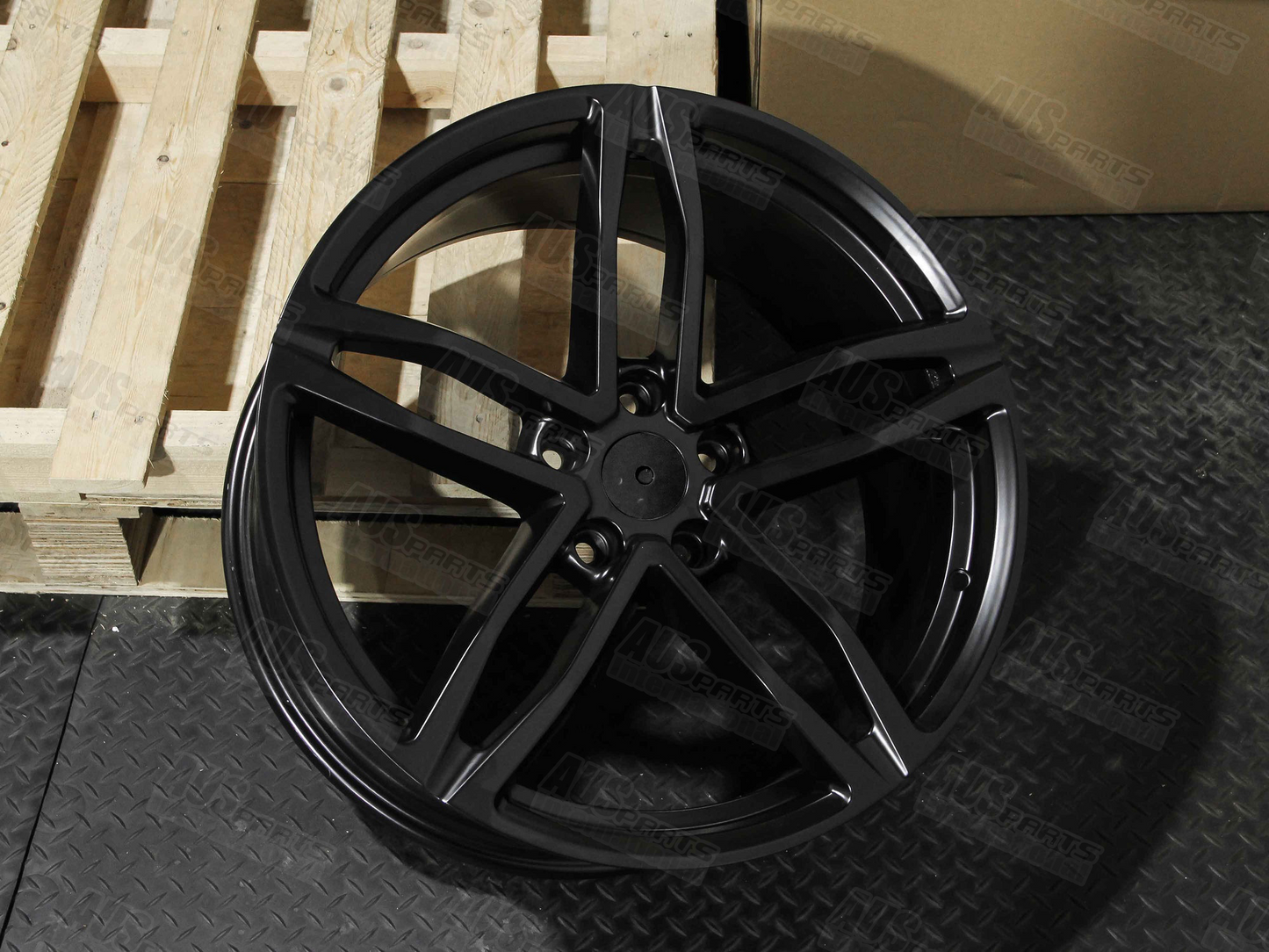 Rimfire 20" Staggered Wheel SET Gloss Black NEW