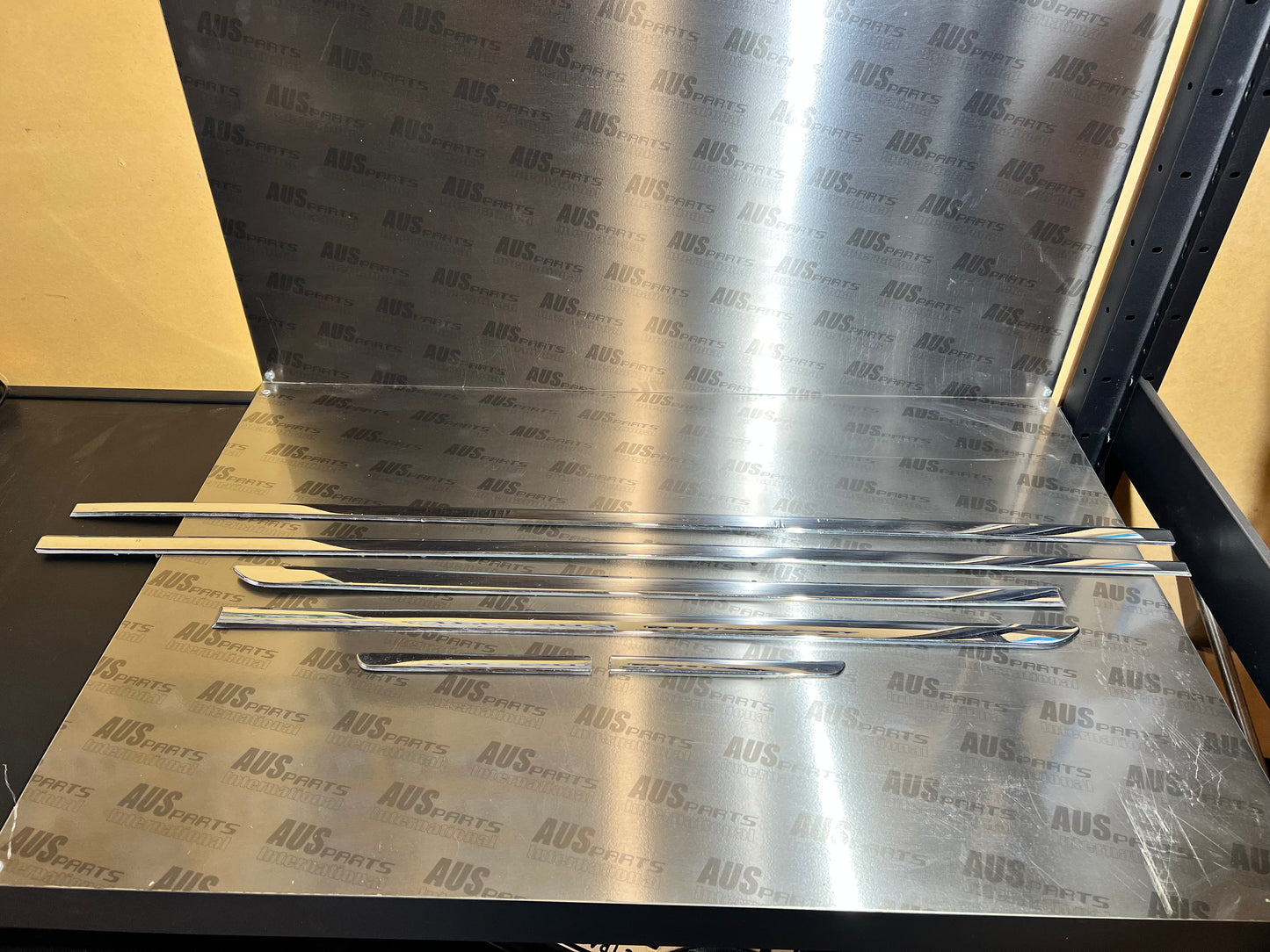 Holden Caprice lower chrome door mould set USED