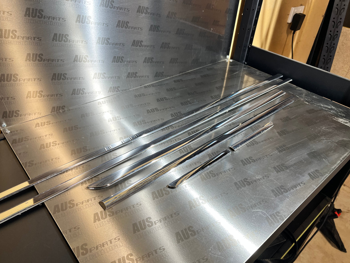 Holden Caprice lower chrome door mould set USED