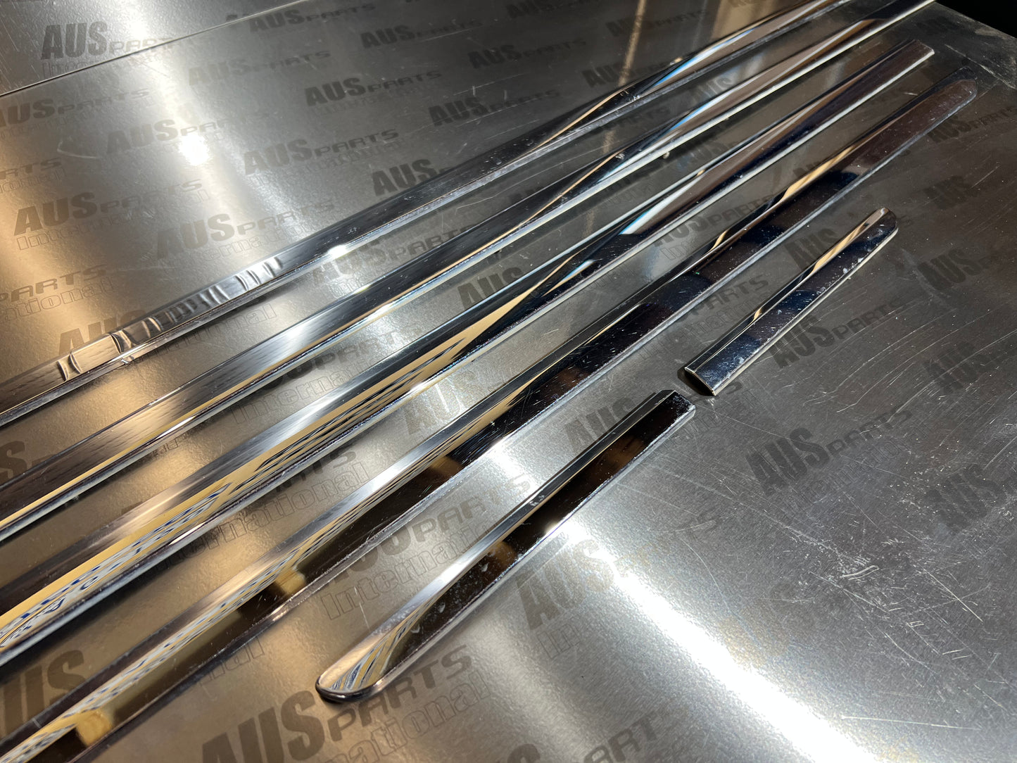 Holden Caprice lower chrome door mould set USED