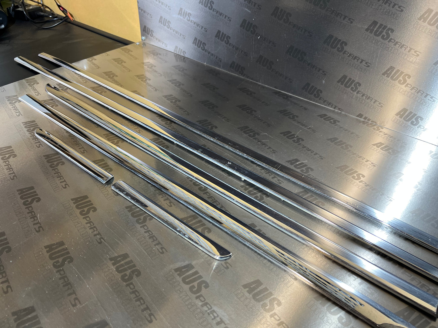 Holden Caprice lower chrome door mould set USED