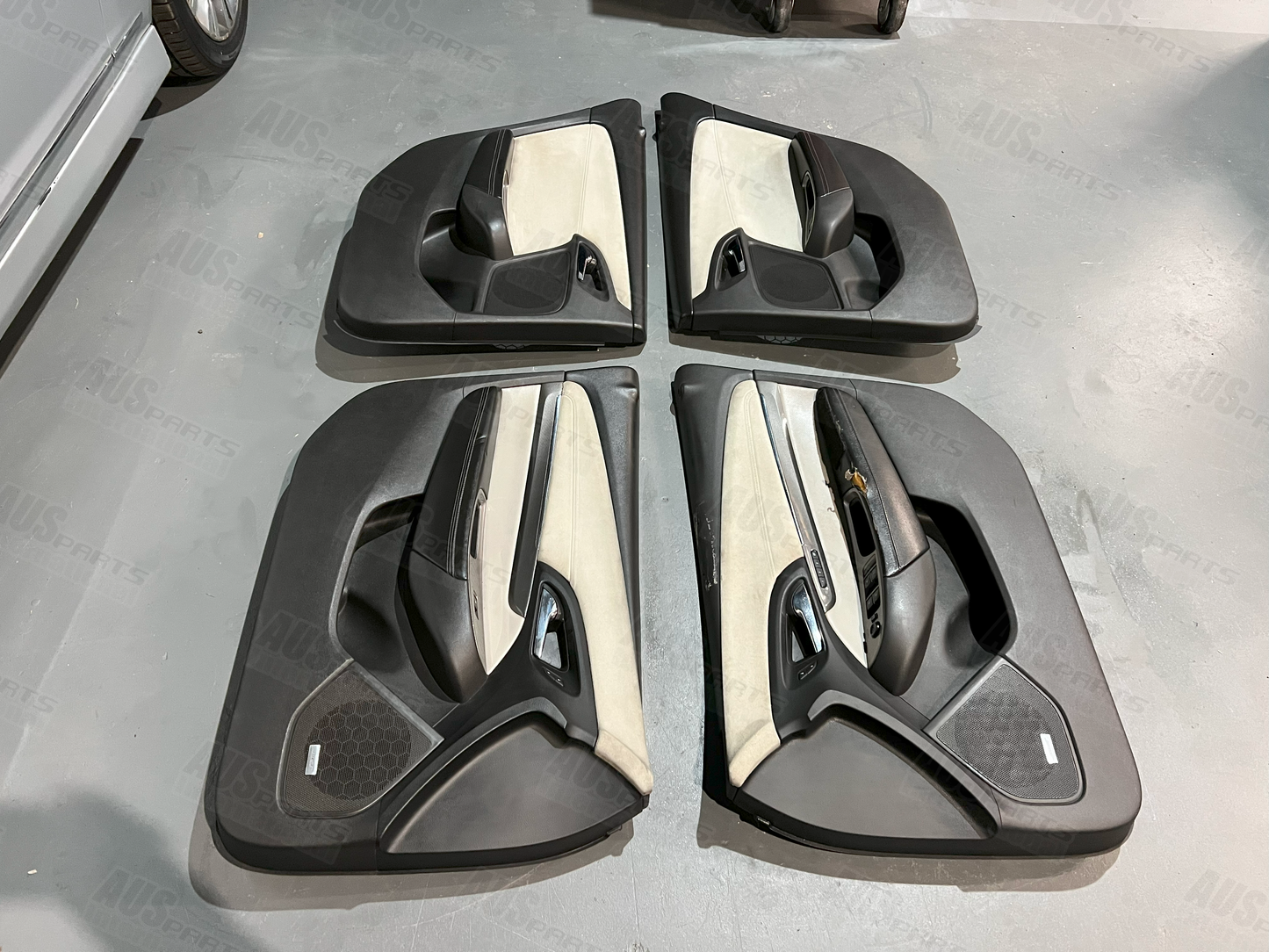 Holden WN Caprice Leather & Alcantara door card set USED