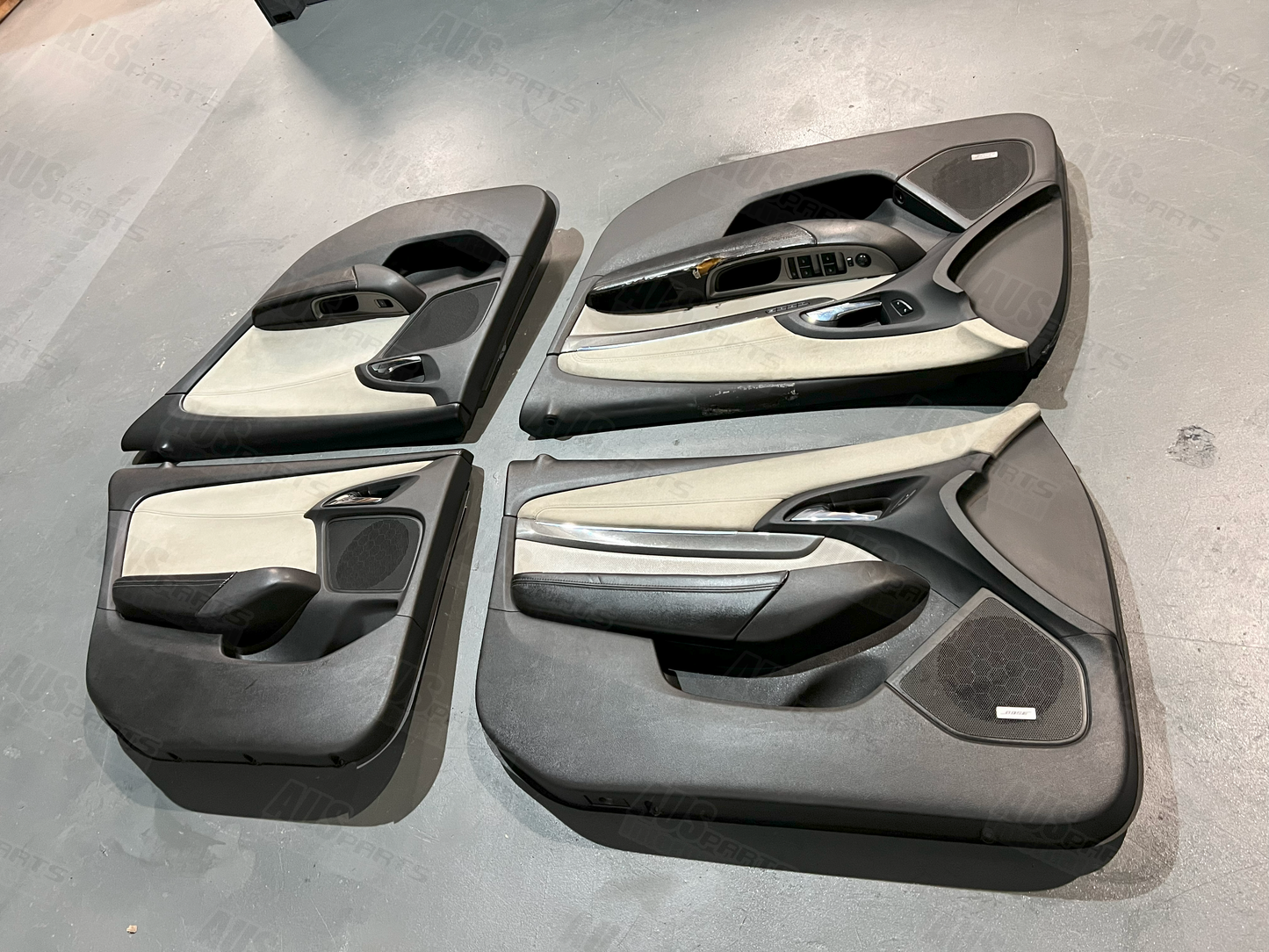 Holden WN Caprice Leather & Alcantara door card set USED