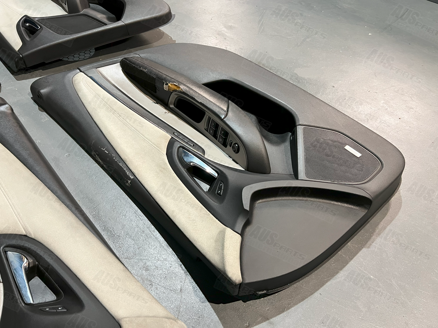 Holden WN Caprice Leather & Alcantara door card set USED