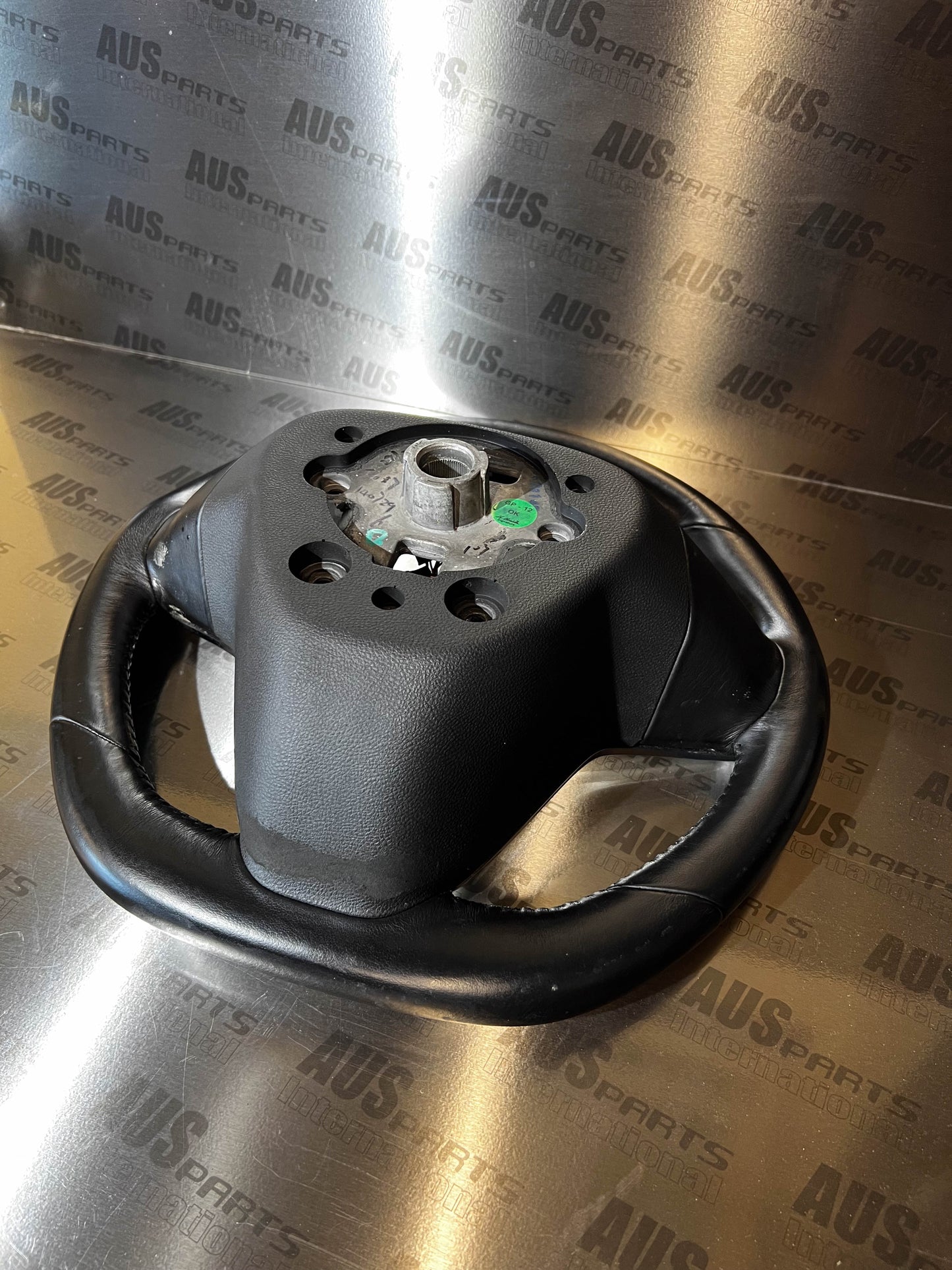 Holden VF WN Thick-grip flat-bottom Steering wheel USED