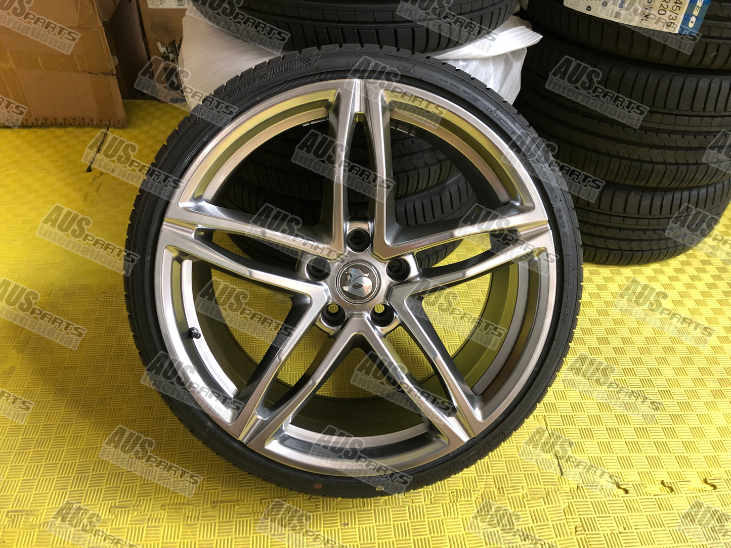 Rimfire 20" Staggered Wheel SET Shadow Chrome NEW