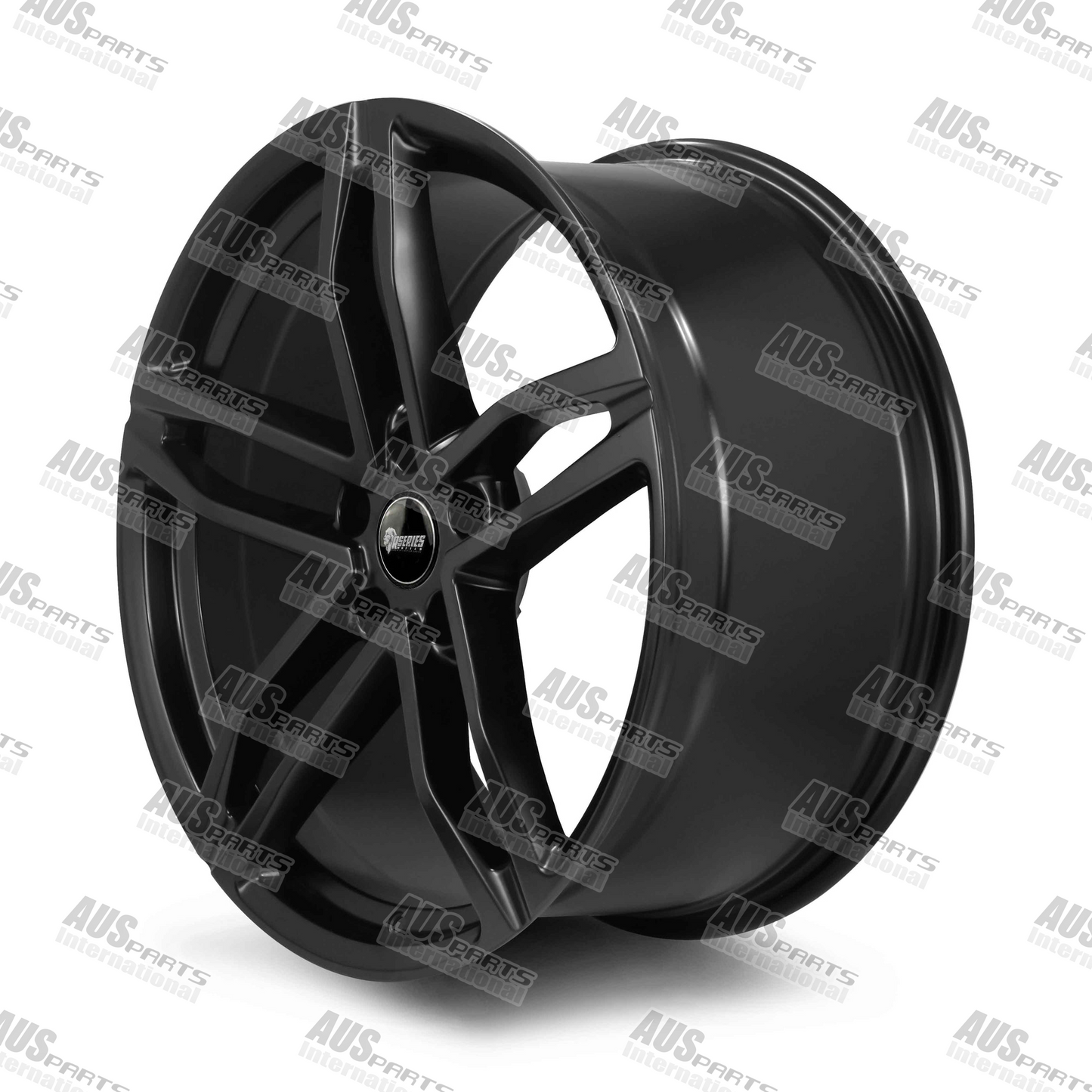 Rimfire 20" Staggered Wheel SET Gloss Black NEW