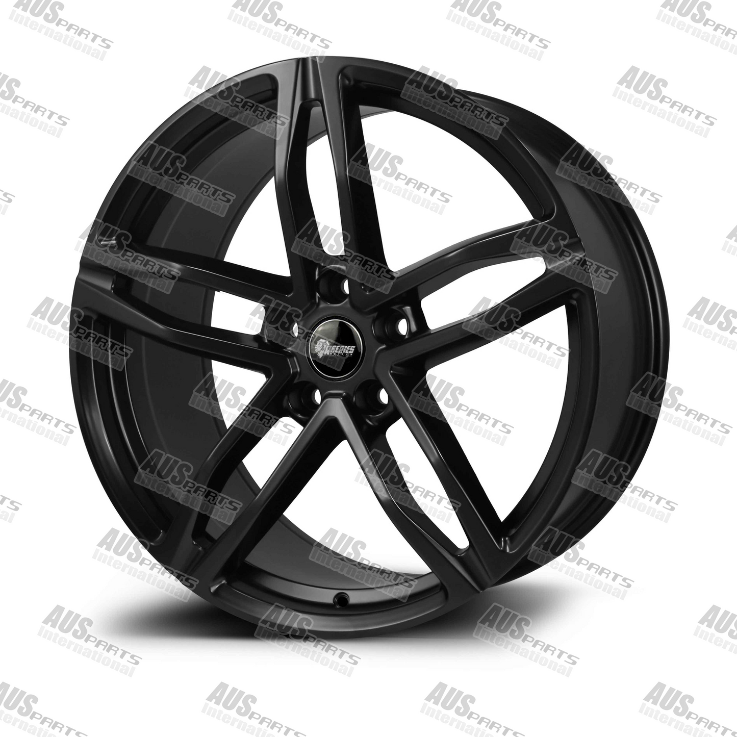 Rimfire 20" Staggered Wheel SET Gloss Black NEW
