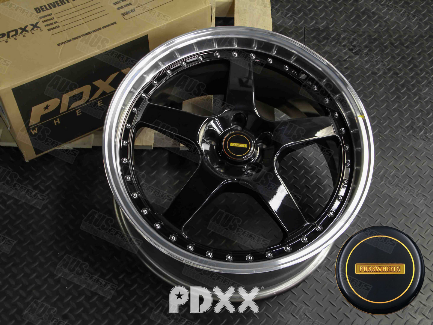 Simmons FR1 20" Staggered Wheel Set Gloss Black Machined lip NEW