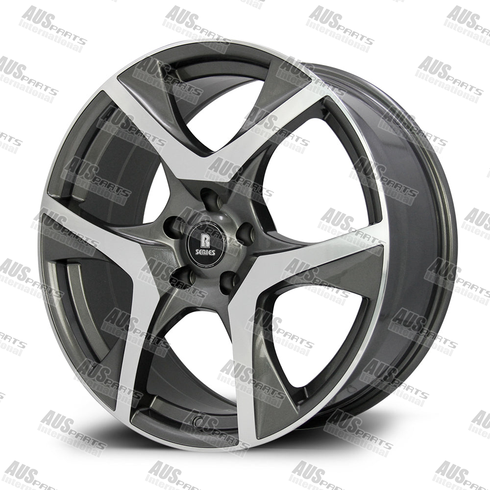HSV R8 Staggered 20" Wheel SET Gunmetal Machined face NEW
