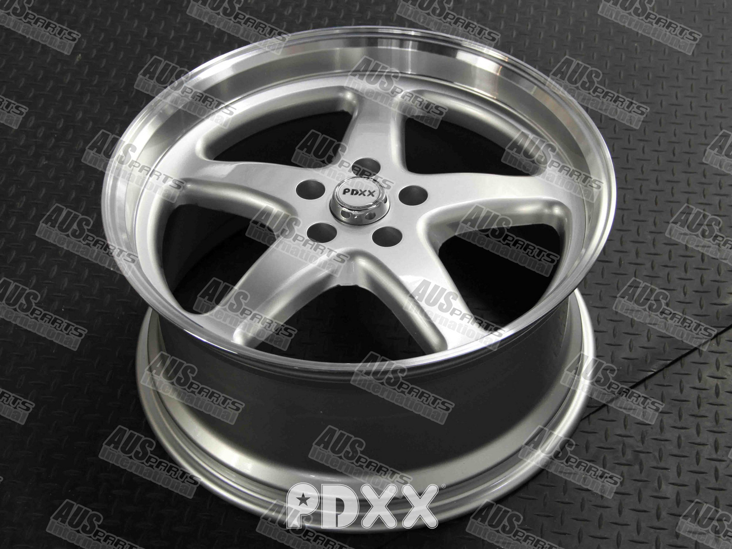 Walkinshaw 20" Staggered Wheel Set Silver Machined lip NEW