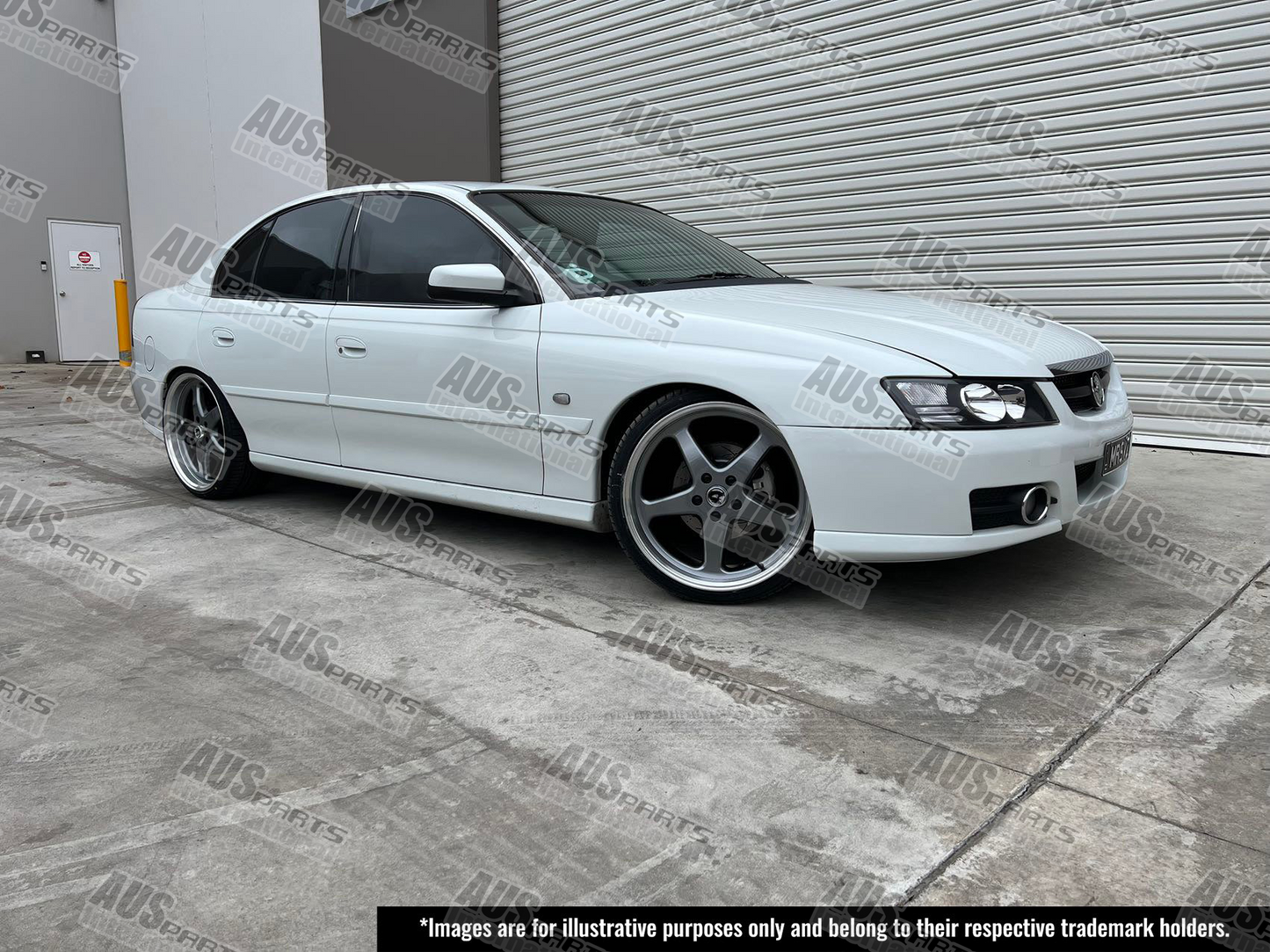 Walkinshaw 20" Staggered Wheel SET Gunmetal Machined lip NEW