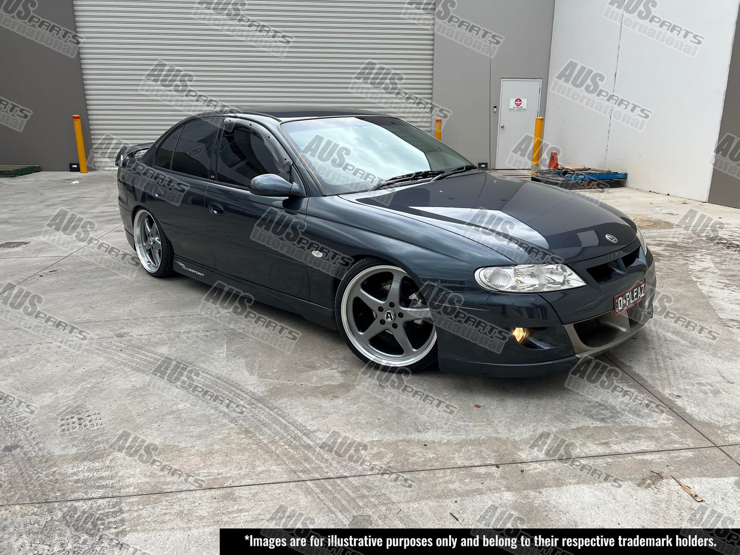 Walkinshaw 20" Staggered Wheel SET Gunmetal Machined lip NEW