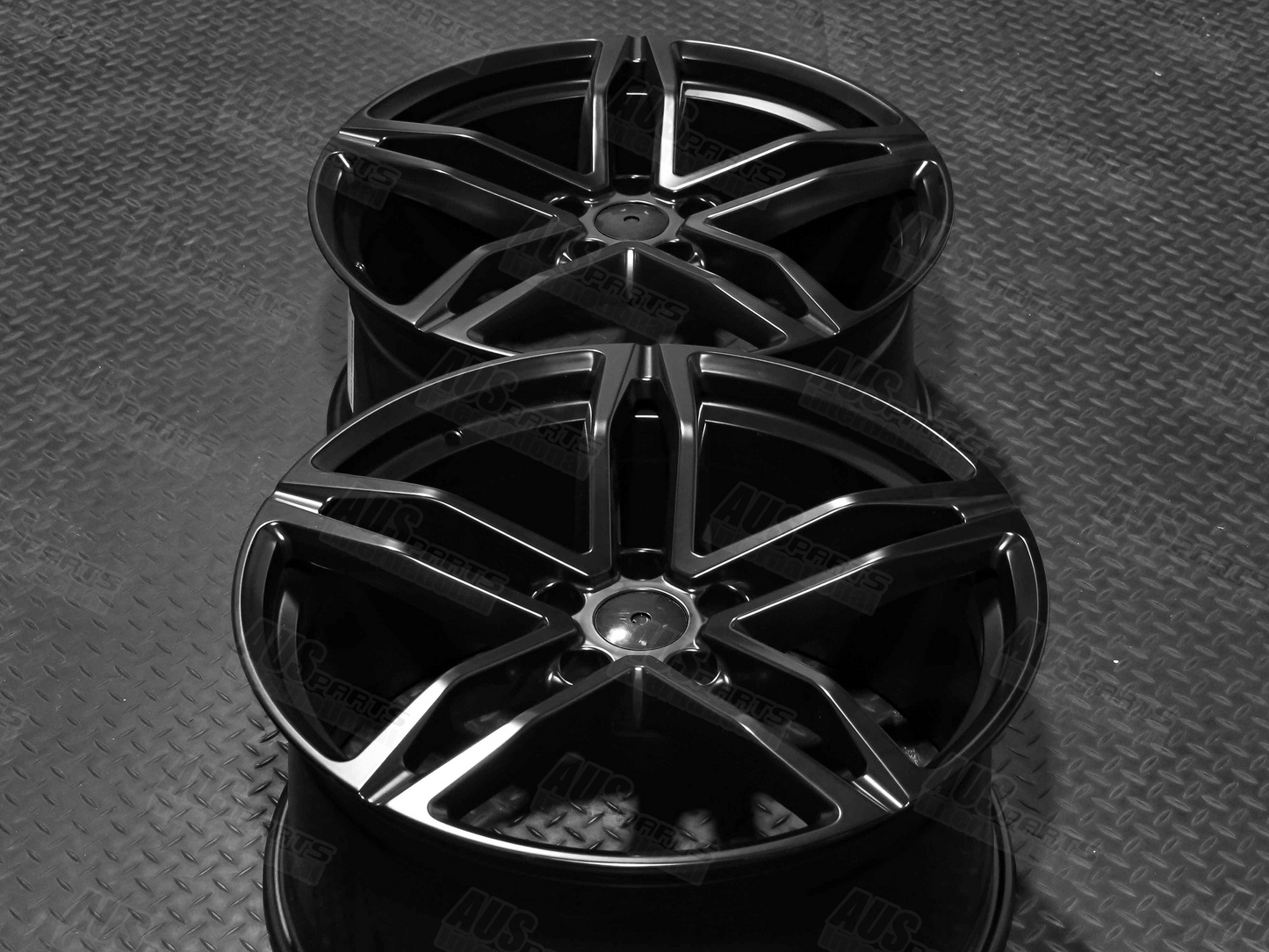 Rimfire 20" Staggered Wheel SET Gloss Black NEW