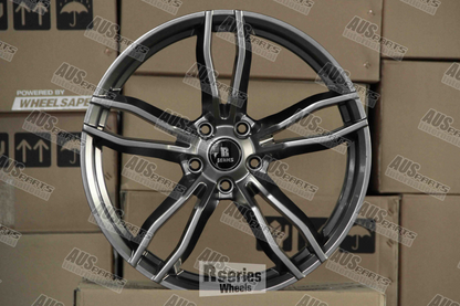 HSV Rapier Staggered 20" Wheel Set Shadow Chrome NEW