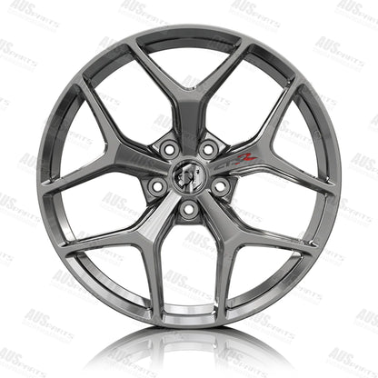 HSV GTSR Staggered 20" Wheels Hyper Black NEW