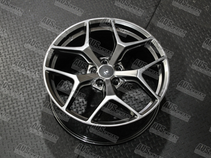 HSV GTSR Staggered 20" Wheel SET Shadow Chrome NEW