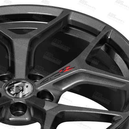HSV GTSR Staggered 20" Wheels RS Metallic Black NEW