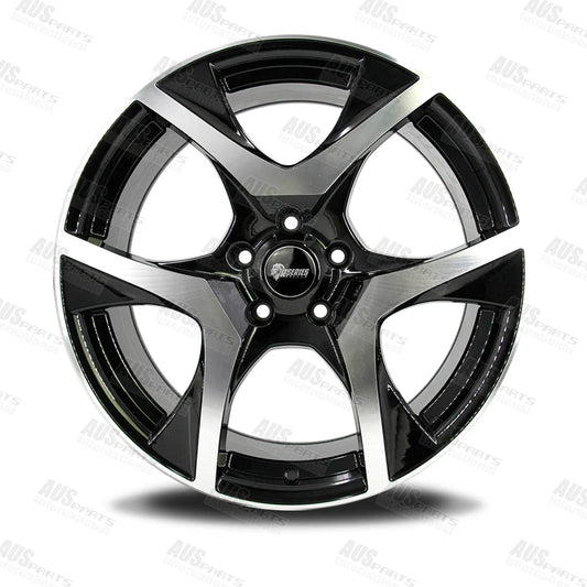 HSV R8 Staggered 20" Wheels Black Machined face NEW