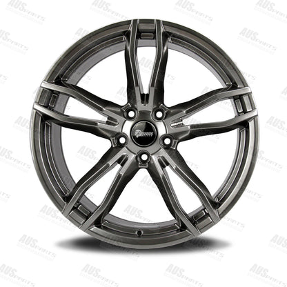 HSV Rapier Staggered 20" Wheel SET Hyper Silver NEW