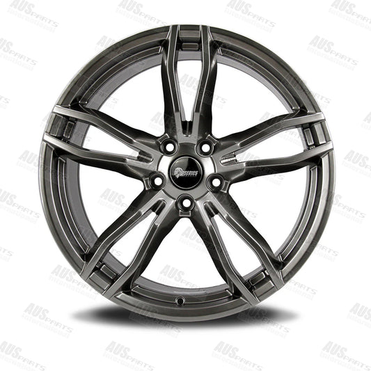 HSV Rapier Staggered 20" Wheel SET Hyper Silver NEW