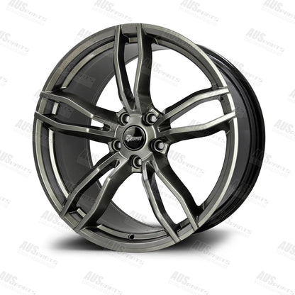 HSV Rapier Staggered 20" Wheel SET Hyper Silver NEW