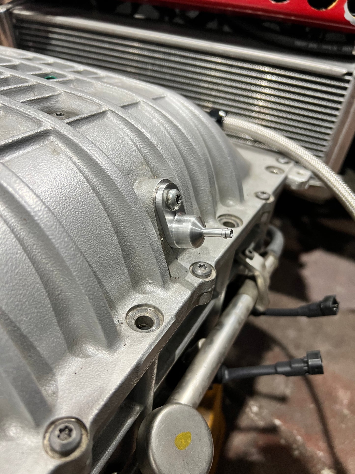 Hellcat TMAP sensor port to BARB adaptor