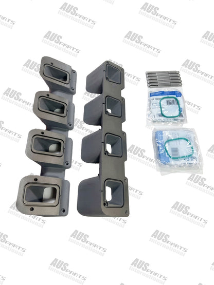 Hellcat Supercharger to LS cylinder head adaptors - Rectangle port