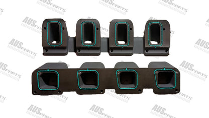Hellcat Supercharger to LS cylinder head adaptors - Rectangle port
