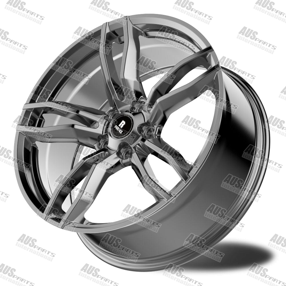 HSV Rapier Staggered 20" Wheel Set Shadow Chrome NEW