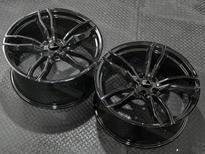 HSV Rapier Staggered 20" Wheel SET Gloss Black NEW
