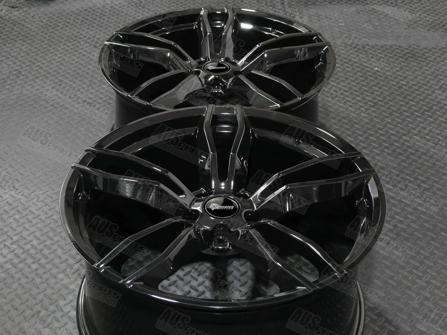 HSV Rapier Staggered 20" Wheel SET Gloss Black NEW