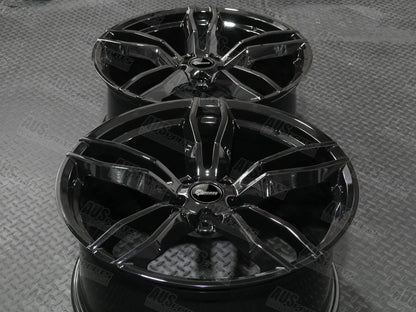 HSV Rapier Staggered 20" Wheel SET Gloss Black NEW