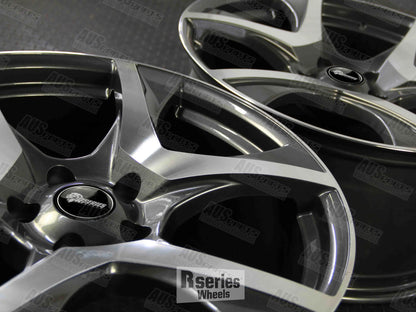 HSV R8 Staggered 20" Wheels Gunmetal Machined face NEW