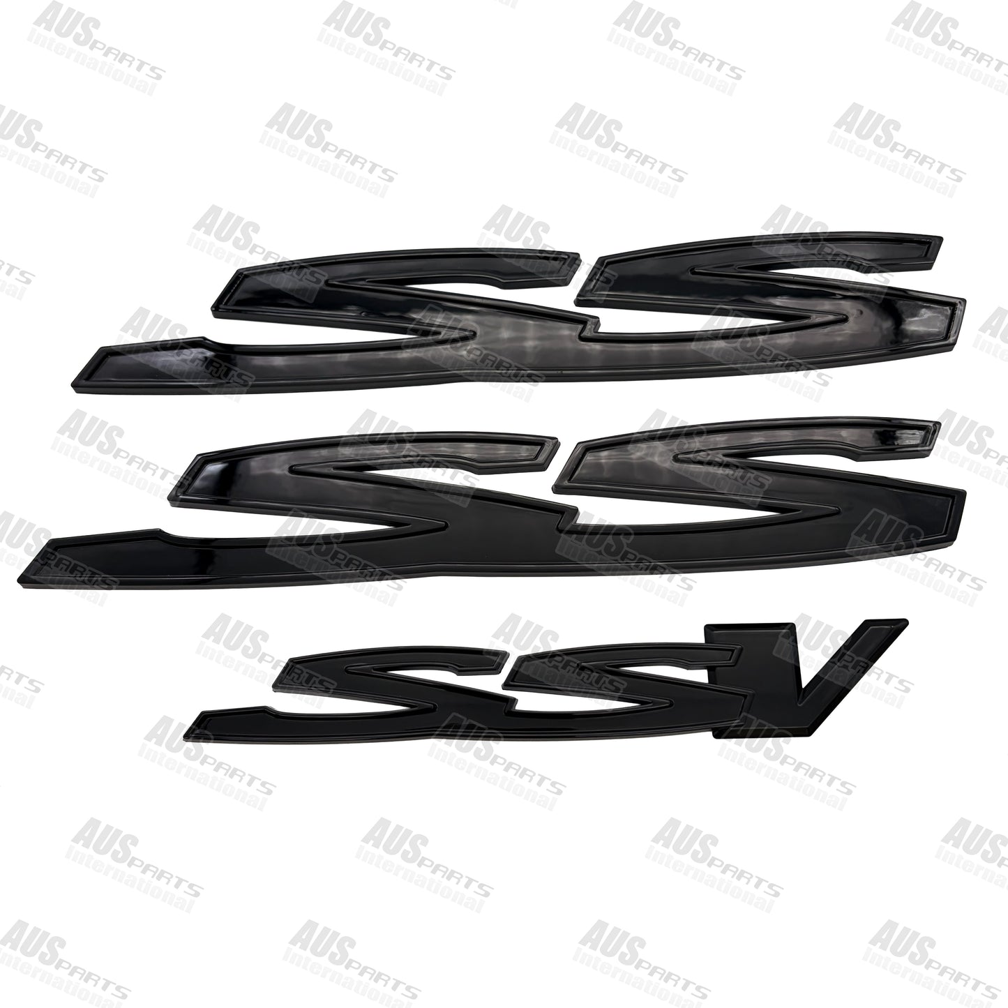 Holden SS & SSV Badges Gloss Black