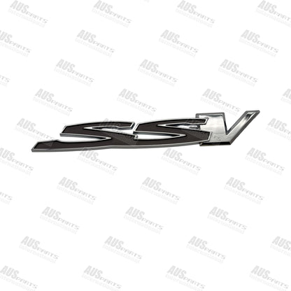 Holden SS & SSV Badges Gunmetal & Chrome