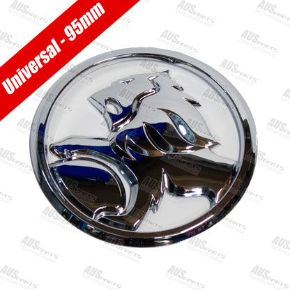 Holden trunk badge chrome 95mm universal fitment NEW