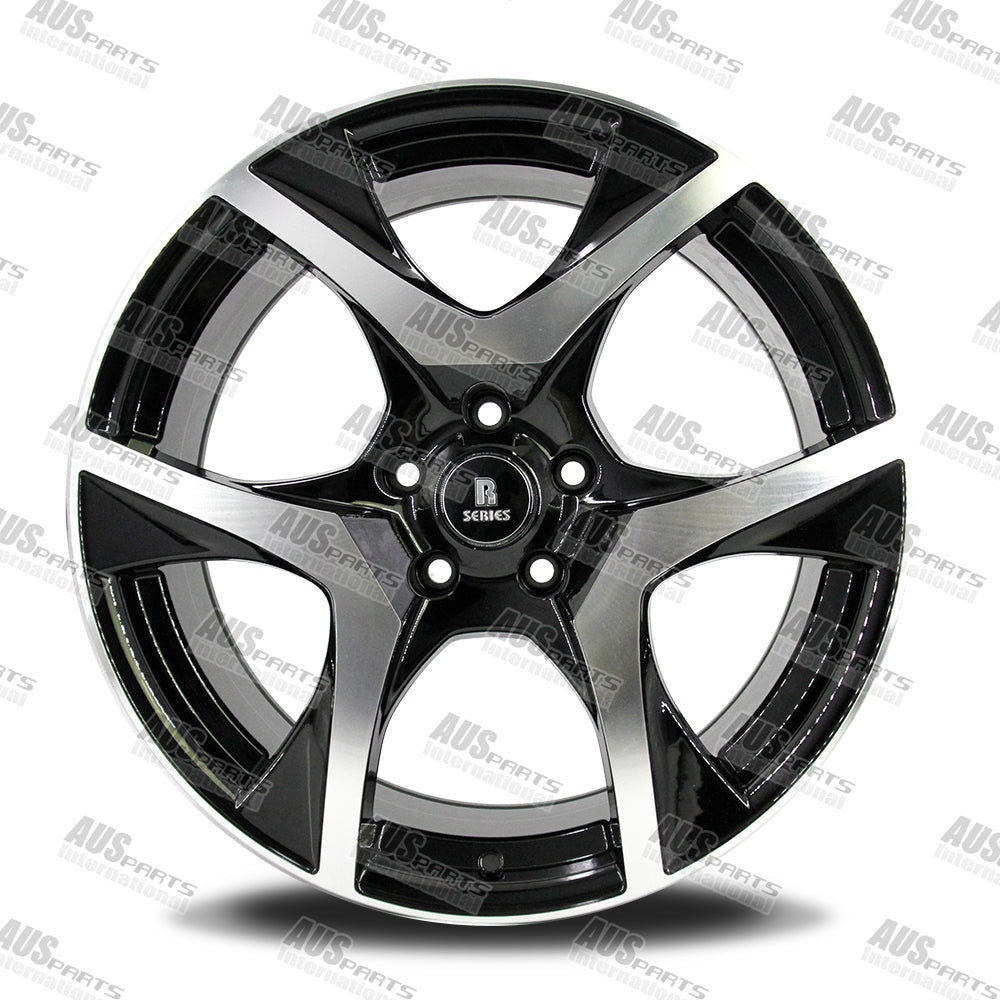 HSV R8 Staggered 20" Wheel SET Black Machined face NEW