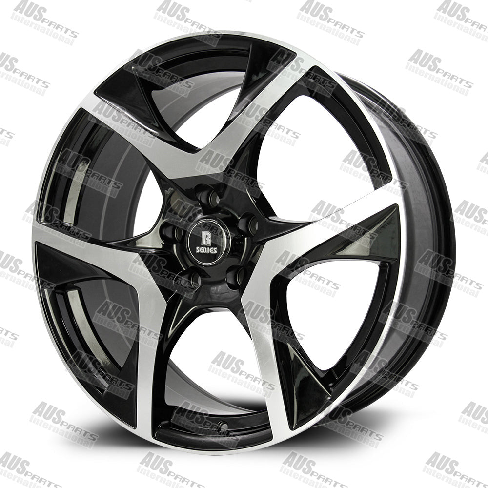 HSV R8 Staggered 20" Wheel SET Black Machined face NEW