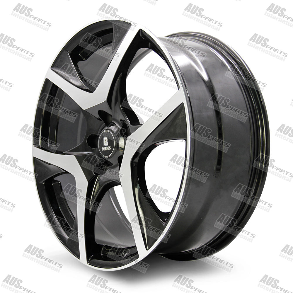 HSV R8 Staggered 20" Wheel SET Black Machined face NEW