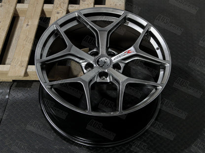 HSV GTSR Staggered 20" Wheels Hyper Black NEW
