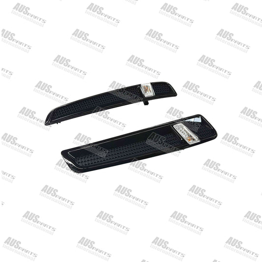 Genuine Phantom black guard flutes repeaters pair for Chevy SS & VF Commodore NEW